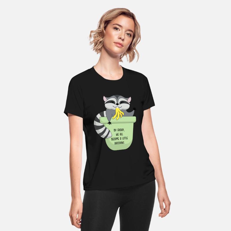 Everyone's a little raccoon by Friday. cute raccoo