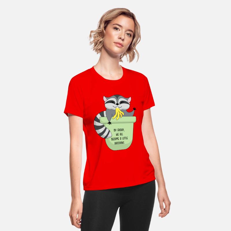 Everyone's a little raccoon by Friday. cute raccoo