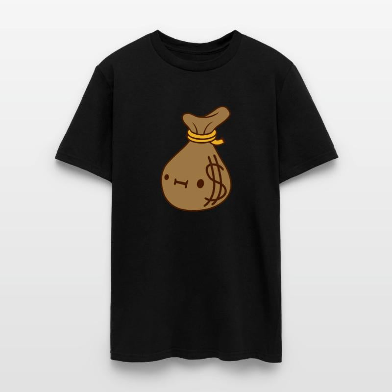 face dollar money sack