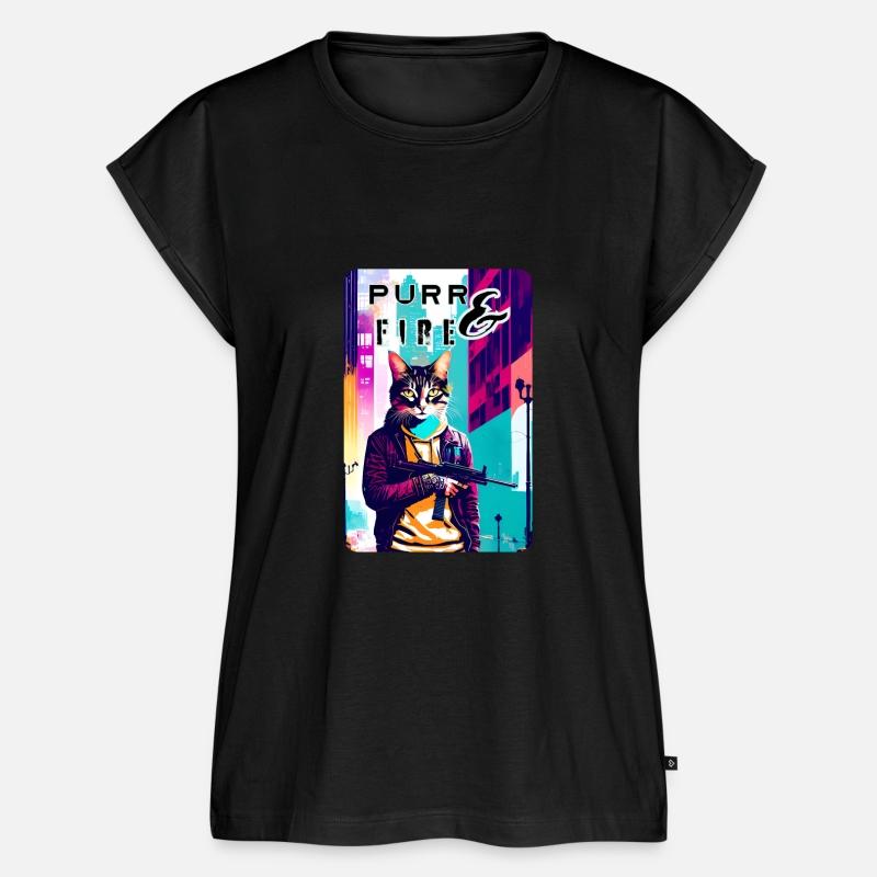 Feline Fury: A Gun-Toting Cat Design 5