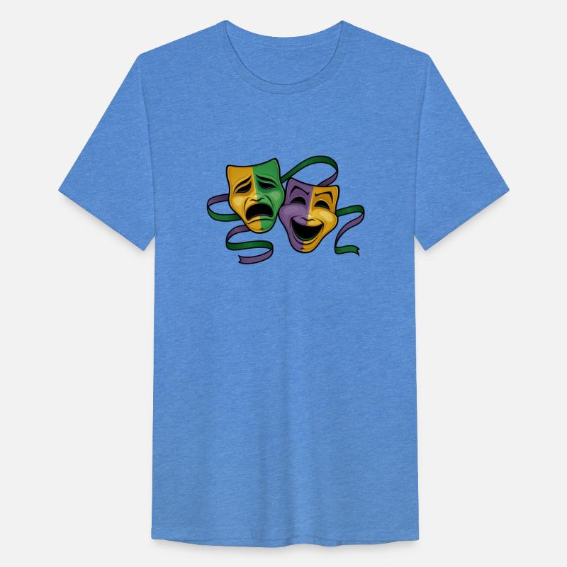 Festive Mardi Gras Party Happy & Sad Theater Masks