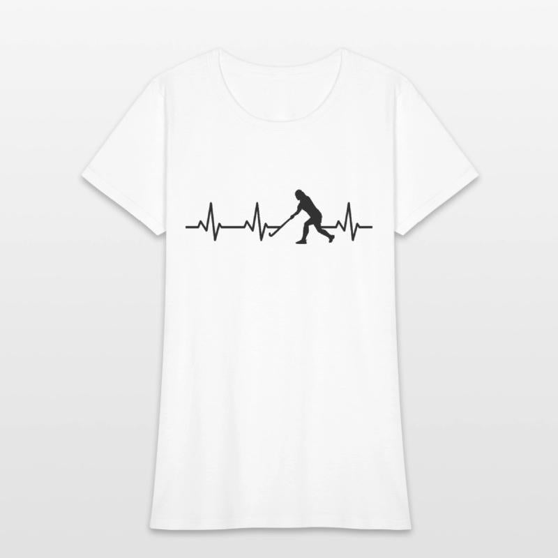 Field Hockey Player ECG Heartline