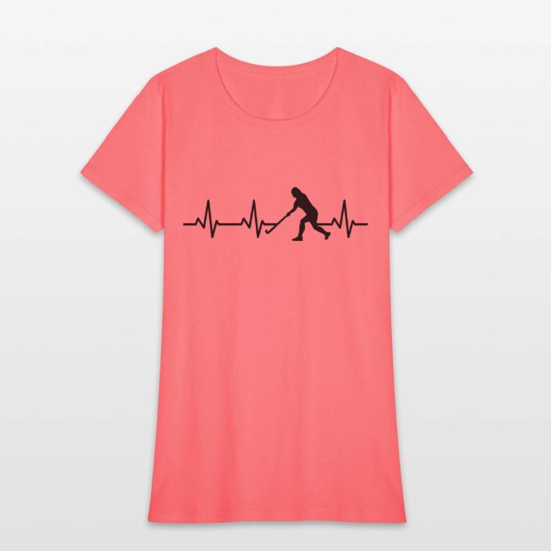 Field Hockey Player ECG Heartline