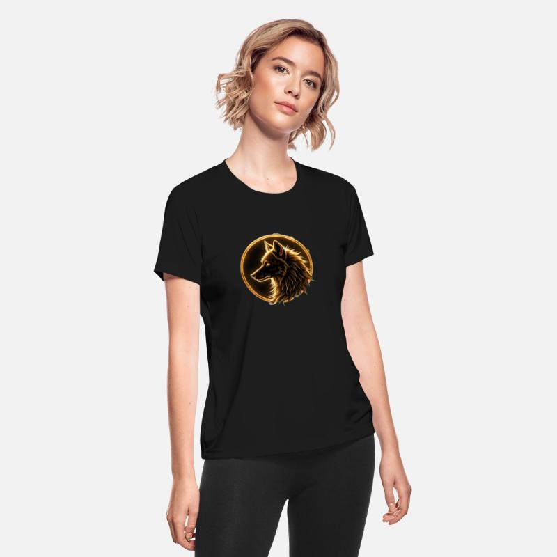 Fiery Wolf Design - Bold Graphic Tee