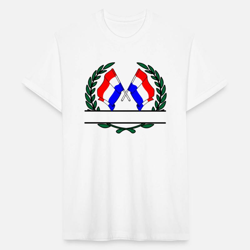 Flags Netherlands laurel wreath banner