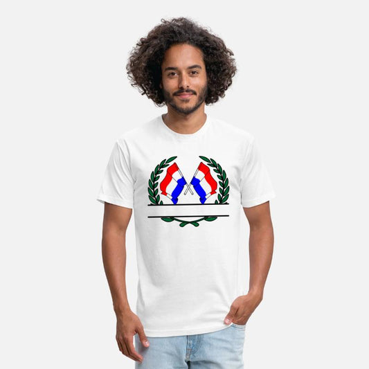 Flags Netherlands laurel wreath banner