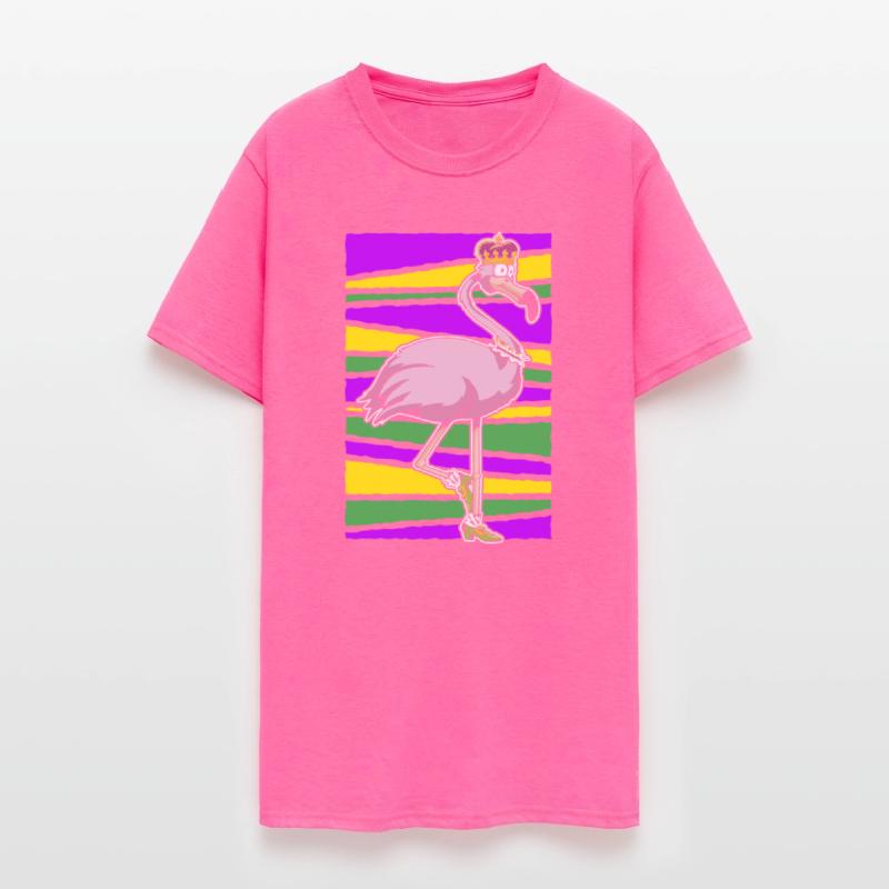 Flamingo Lover Mardi Gras Celebration Shenanigan