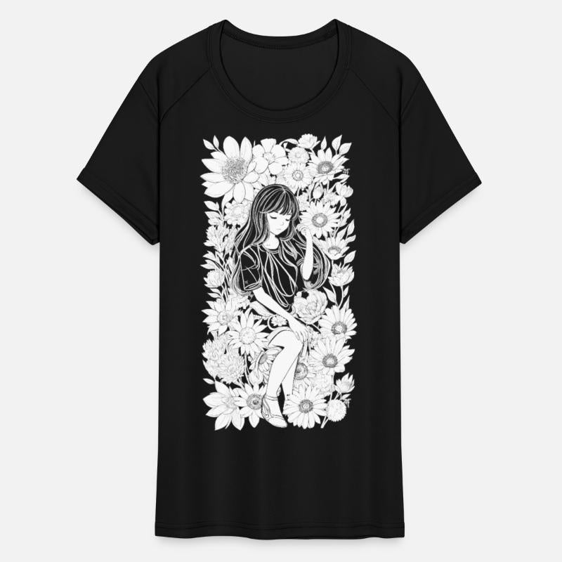 Flower Girl White for Black - DIGITAL