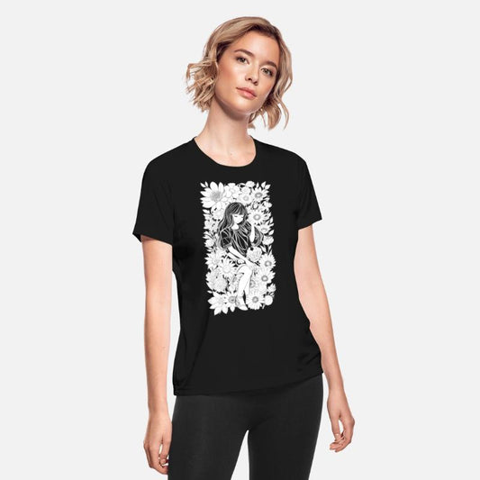 Flower Girl White for Black - DIGITAL