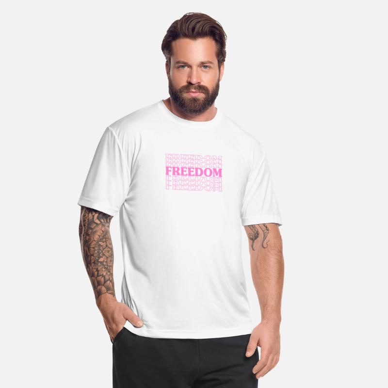 Freedom Pink Text Bold Typography