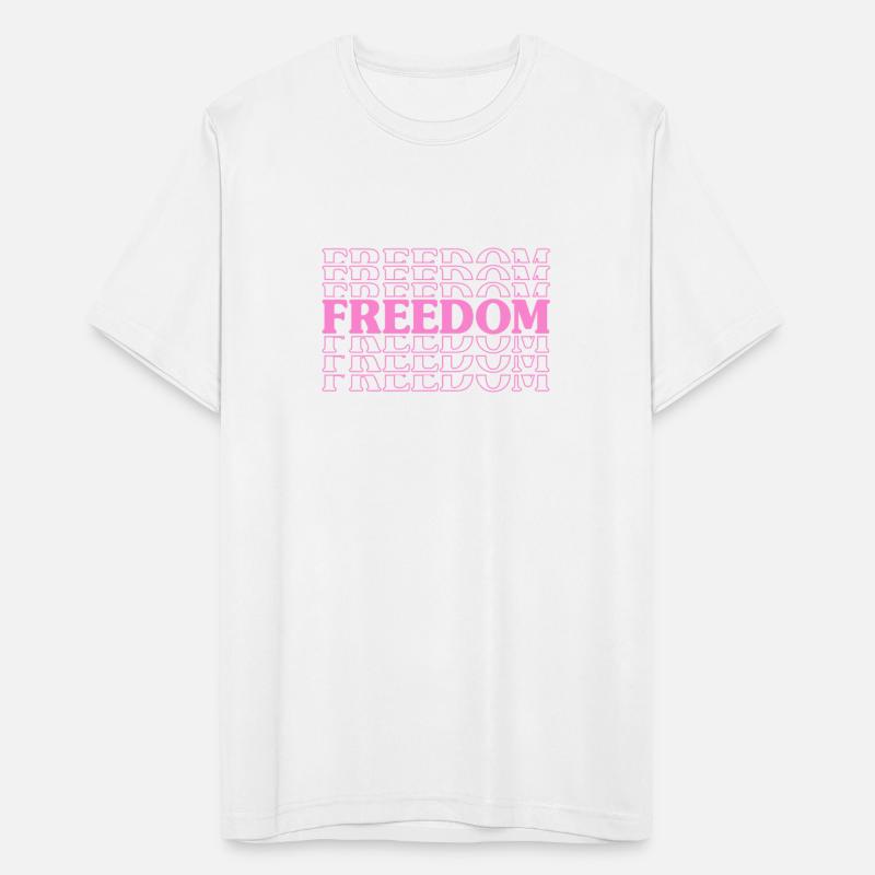 Freedom Pink Text Bold Typography