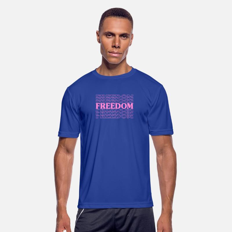Freedom Pink Text Bold Typography
