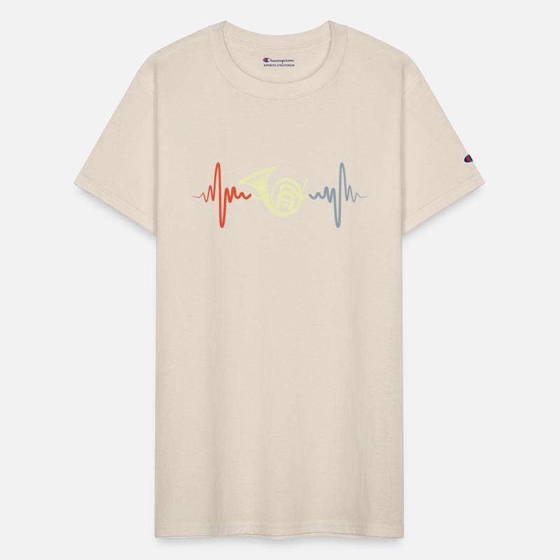 French Horn Heartline Retro Look