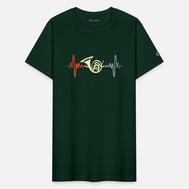 French Horn Heartline Retro Look