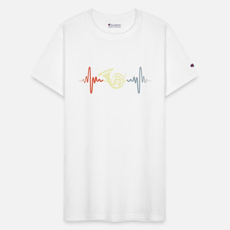 French Horn Heartline Retro Look