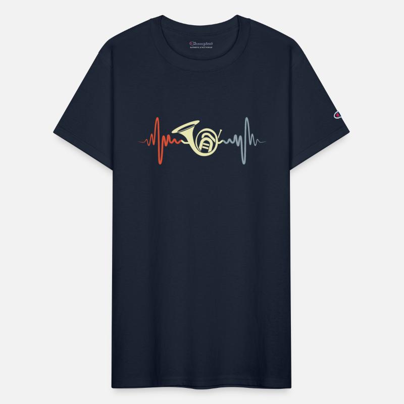 French Horn Heartline Retro Look