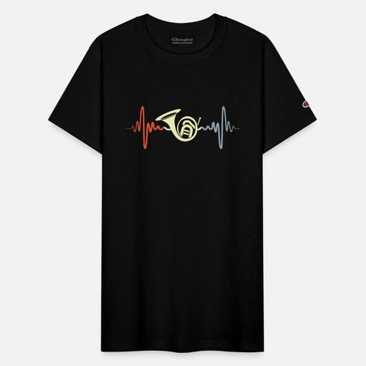 French Horn Heartline Retro Look