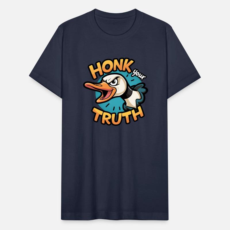 Funnny Determined Goose: Honk Your Truth