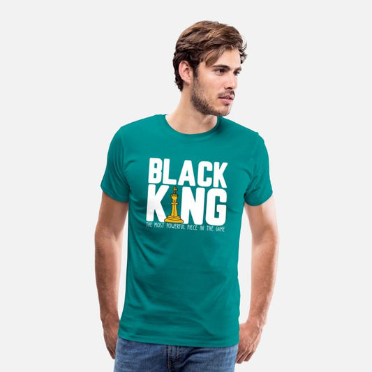 Funny black king the most powerful piece