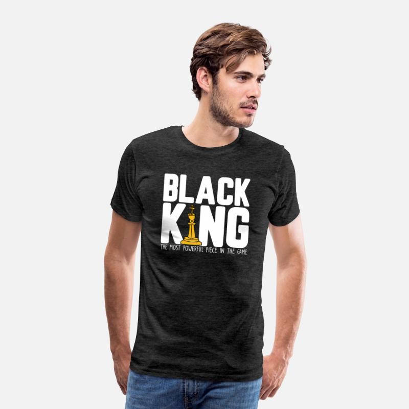 Funny black king the most powerful piece