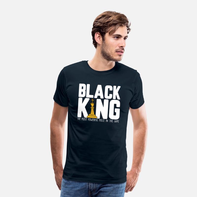 Funny black king the most powerful piece