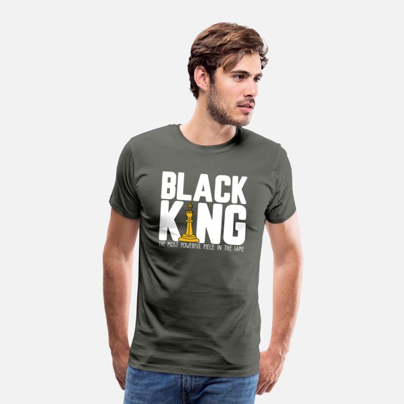 Funny black king the most powerful piece