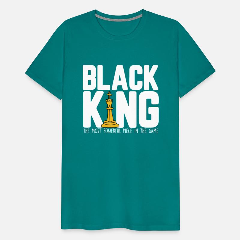 Funny black king the most powerful piece
