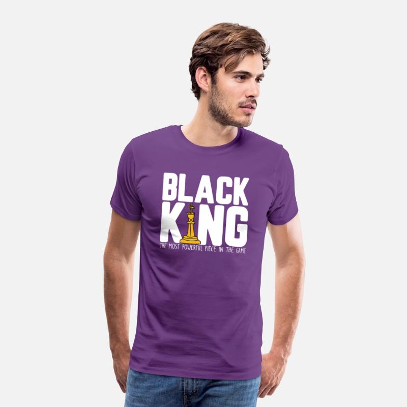 Funny black king the most powerful piece