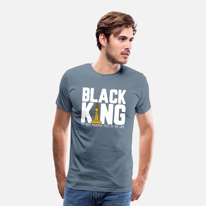 Funny black king the most powerful piece
