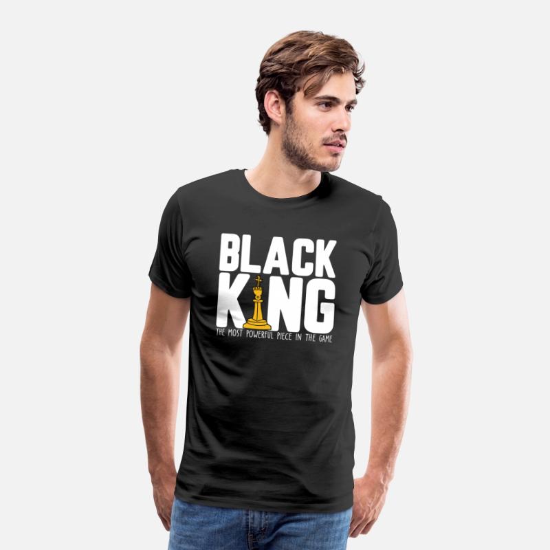 Funny black king the most powerful piece