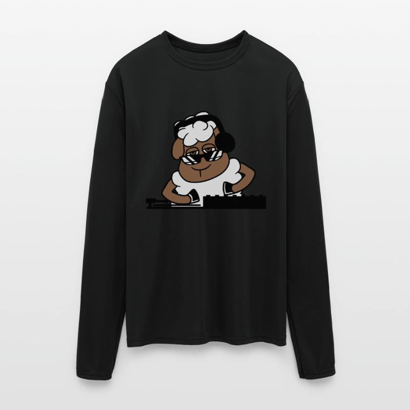 Funny Cool DJ Sheep Animal Mixing Music Party Club