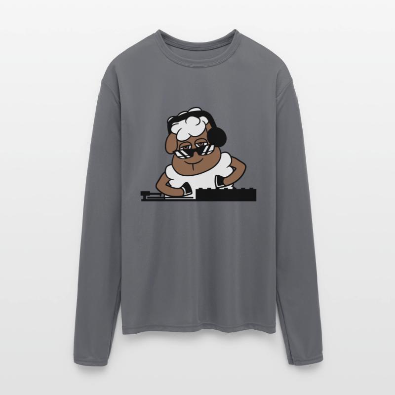 Funny Cool DJ Sheep Animal Mixing Music Party Club