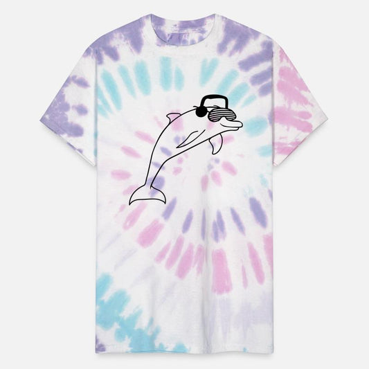 Funny Jumping DJ Dolphin Sunglasses Music Party