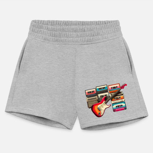 Old guitar and old cassette tape