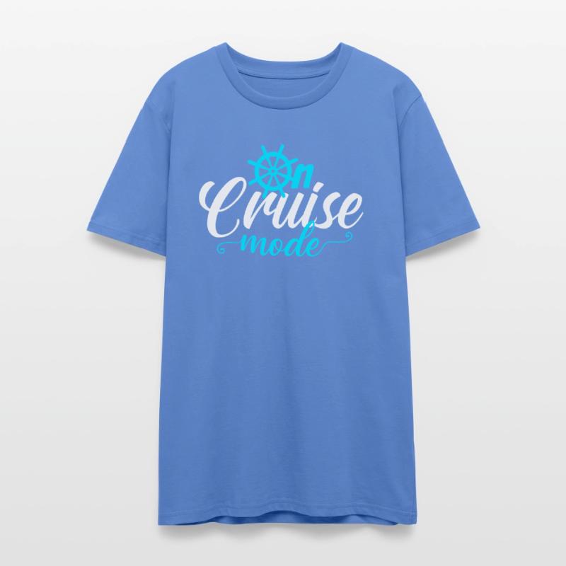 On Cruise Mode Ship Wheel Blue