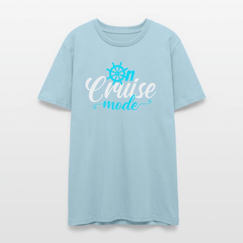 On Cruise Mode Ship Wheel Blue