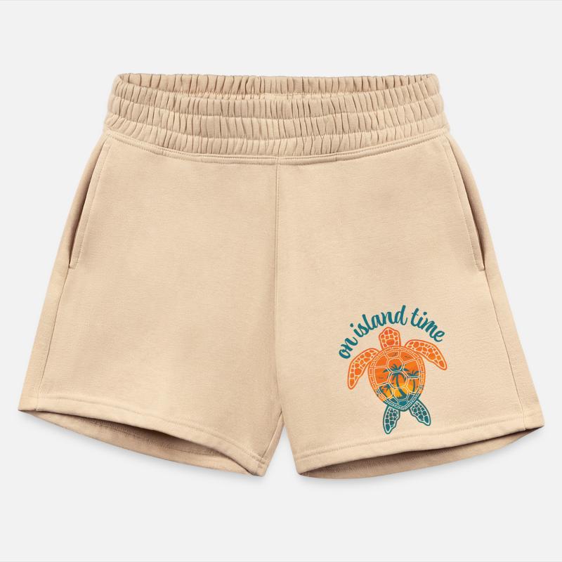 On Island Time Tropical Sunset Sea Turtle Design