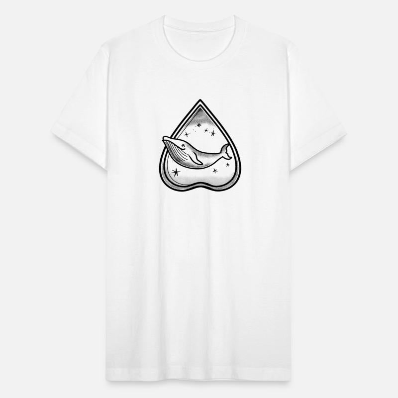 Ouija board pointer Whale and stars