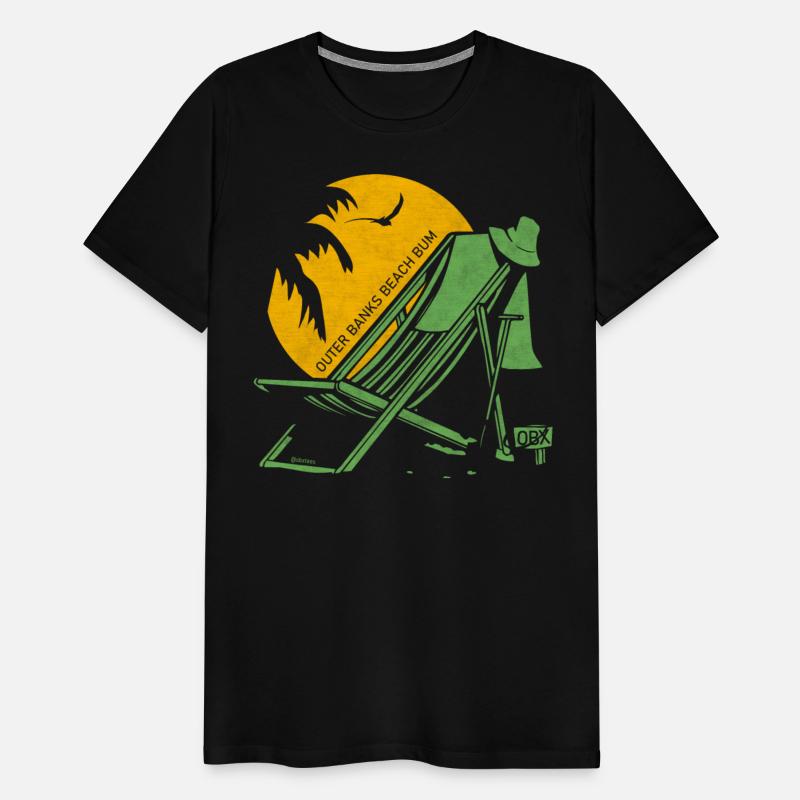 Outer Banks Beach Bum OBX Sea Green Vintage