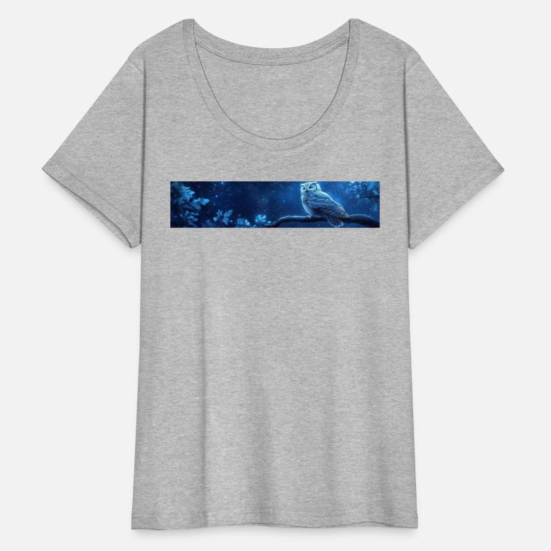 Owl and the night sky