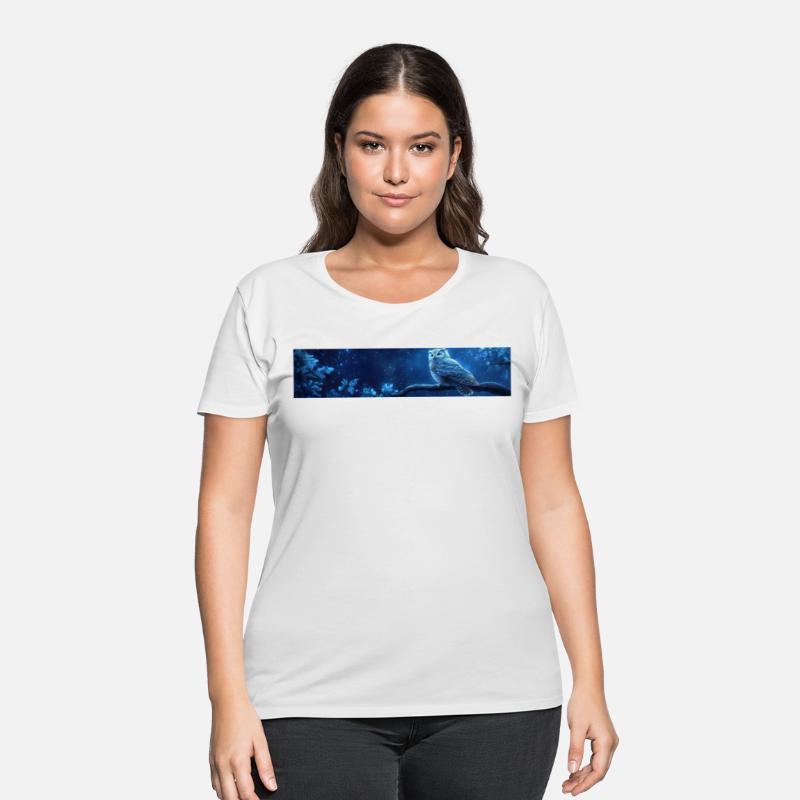 Owl and the night sky