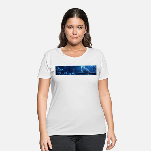 Owl and the night sky