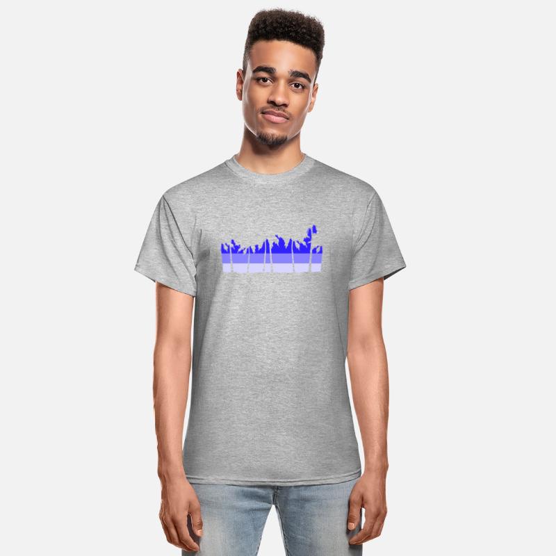 Palm Trees Island Beach Vacation Stripes Sea Lines