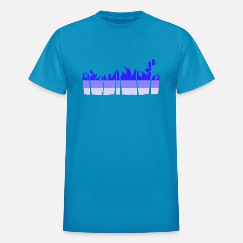 Palm Trees Island Beach Vacation Stripes Sea Lines