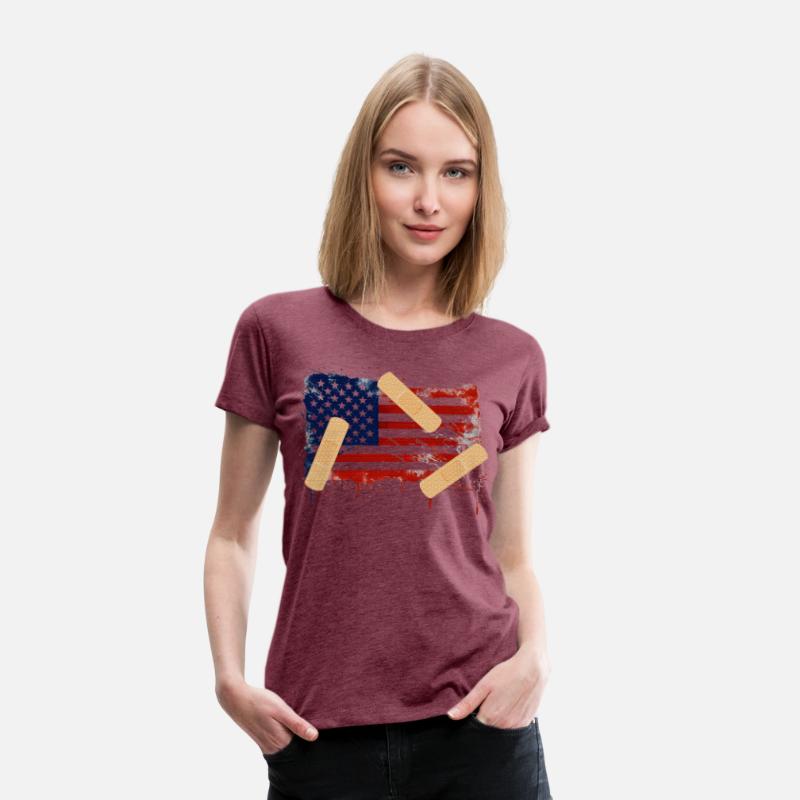 Patriotic Tattered American Flag