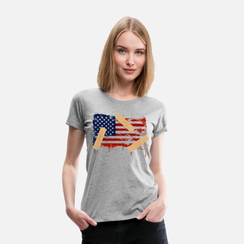 Patriotic Tattered American Flag