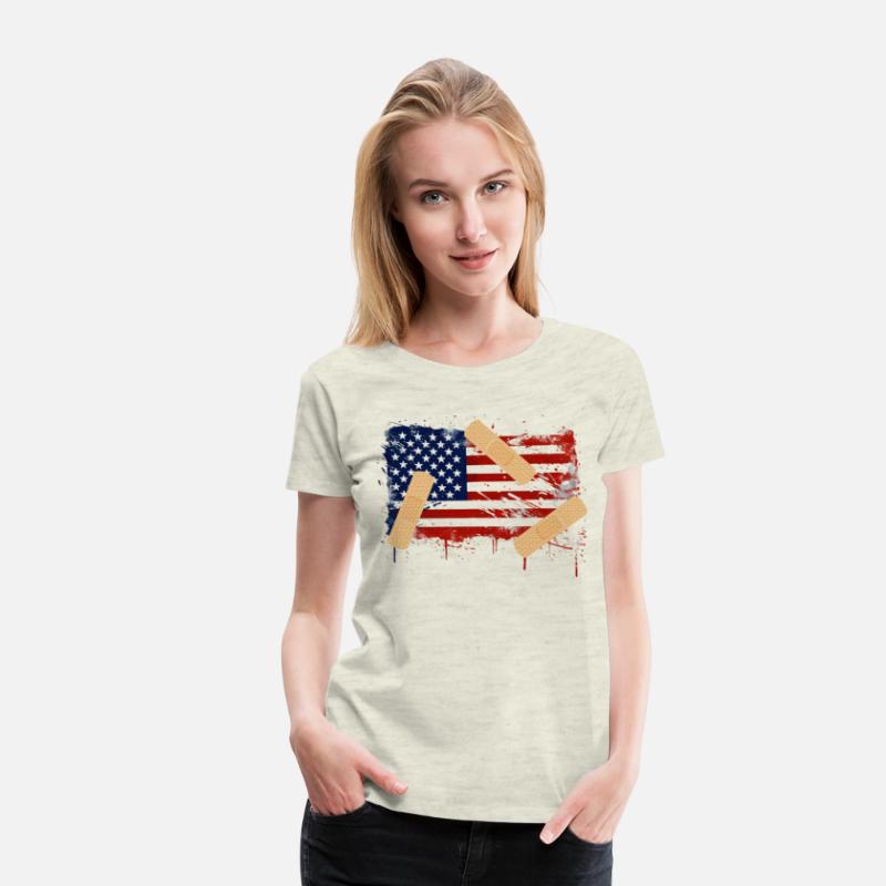 Patriotic Tattered American Flag
