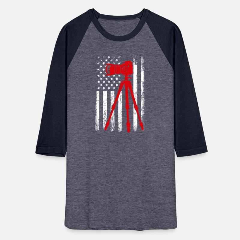 Photography camera American Flag