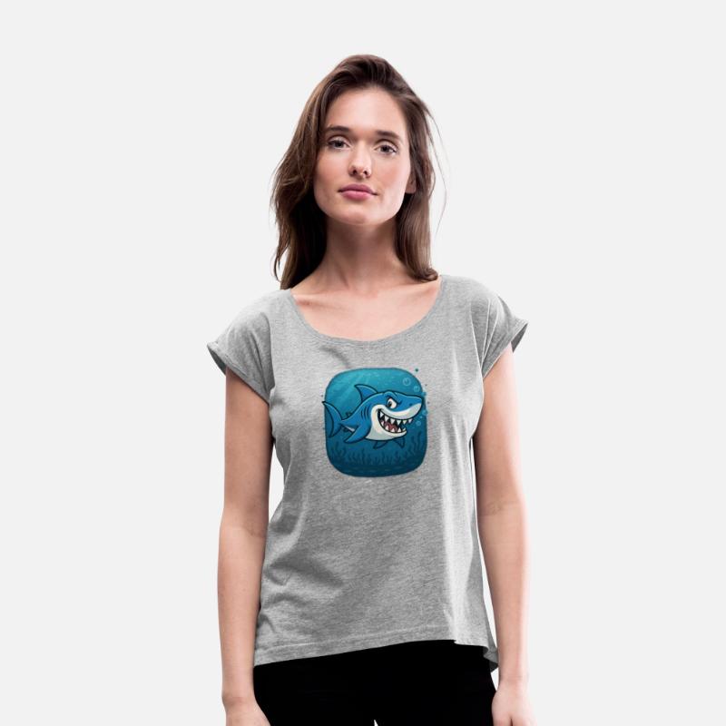 Playful Shark Underwater Scene