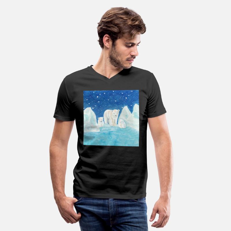 Polar Bears (Ursus maritimus) - Bear Mother & Cubs